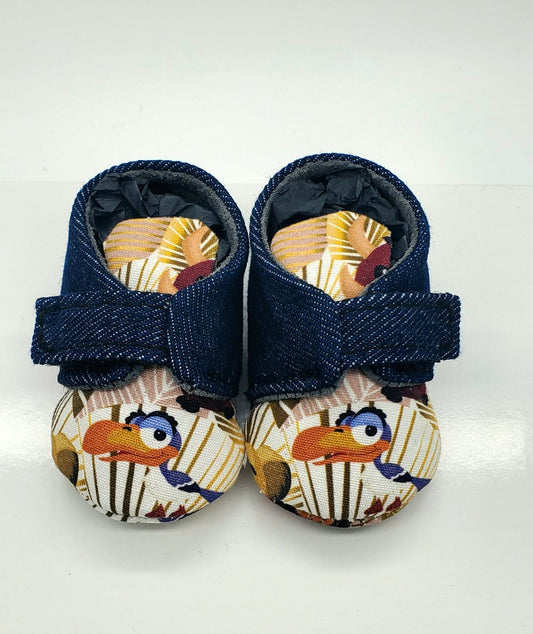 Baby slipper - Size 2 US - 18 EURO - 0 to 4 months - 9.6 cm